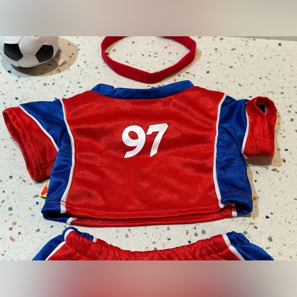 Build-A-Bear Soccer Outfit Clothing Bunny NOT Included in Sale - Picture 10 of 11